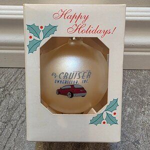 CHRYSLER Red PT CRUISER RARE Owner Christmas ORNAMENT  New Inbox